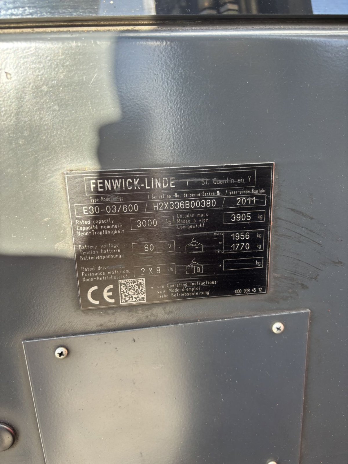 Frontstapler a típus Fenwick E 30 S, Gebrauchtmaschine ekkor: Eersel (Kép 10)