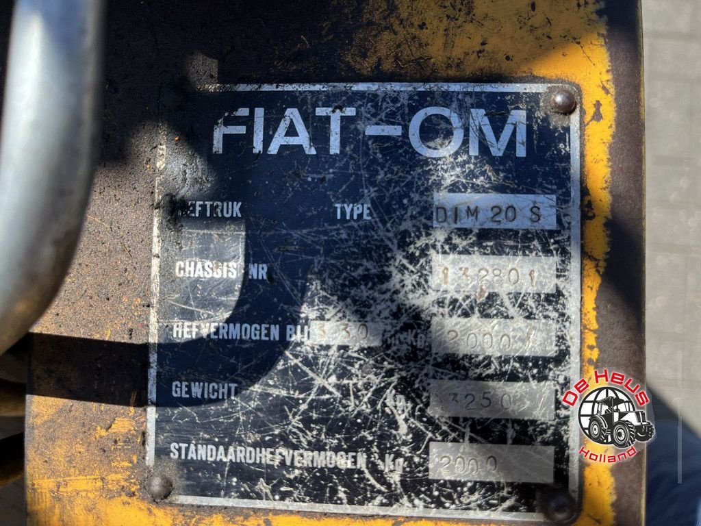 Frontstapler typu Fiat DIM 20S, Gebrauchtmaschine w MIJNSHEERENLAND (Zdjęcie 6)