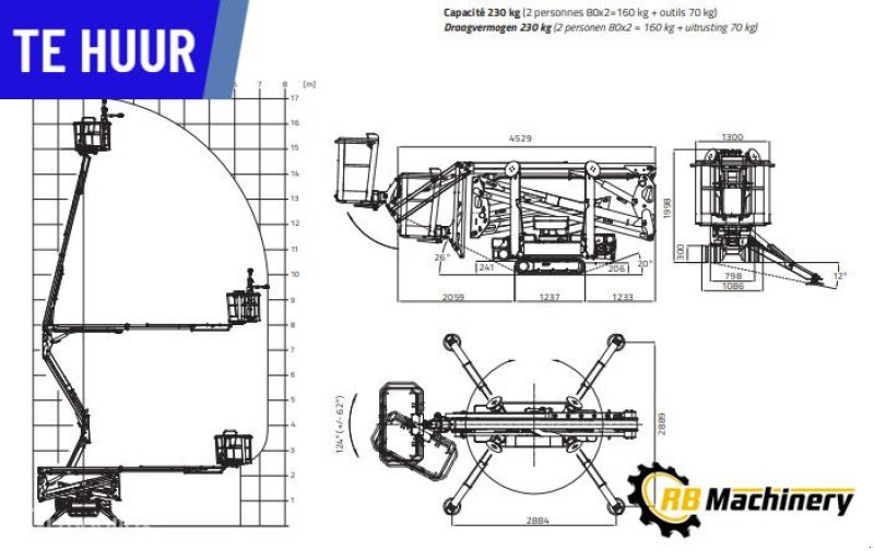 Frontstapler of the type Hinowa merken Lightli, Gebrauchtmaschine in Heerenveen (Picture 8)