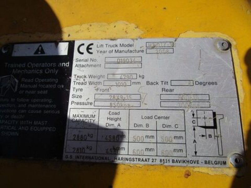 Frontstapler типа Hyster 3 Ton.- Triplex-Freihub 4,8m - Seitenschieber, Gebrauchtmaschine в Gnas (Фотография 5)