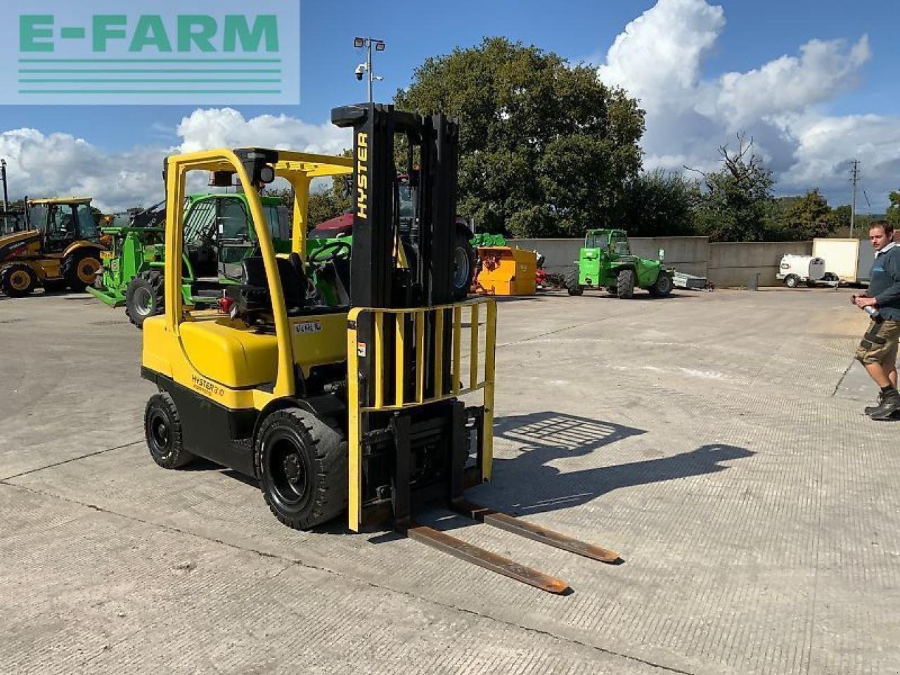 Frontstapler des Typs Hyster 3.0 fortens fork lift (st24360), Gebrauchtmaschine in SHAFTESBURY (Bild 8)