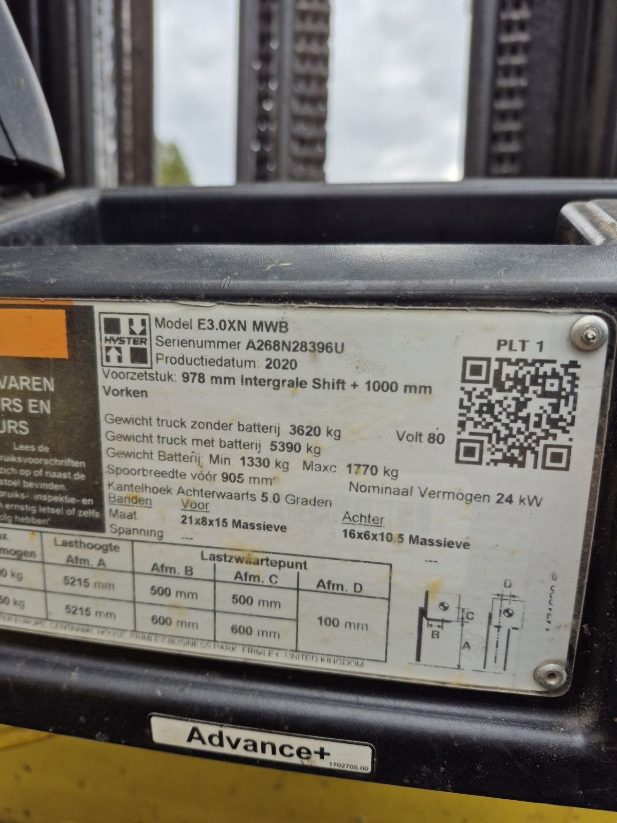 Frontstapler του τύπου Hyster E3.0XN, Gebrauchtmaschine σε Biddinghuizen (Φωτογραφία 11)