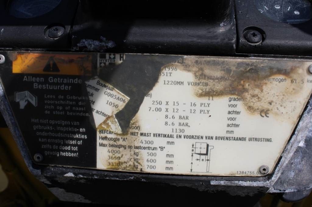 Frontstapler του τύπου Hyster H 4.00 XL, Gebrauchtmaschine σε Rucphen (Φωτογραφία 5)