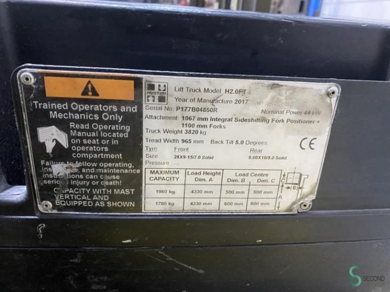 Frontstapler of the type Hyster H2.0DT, Gebrauchtmaschine in Wijchen (Picture 10)