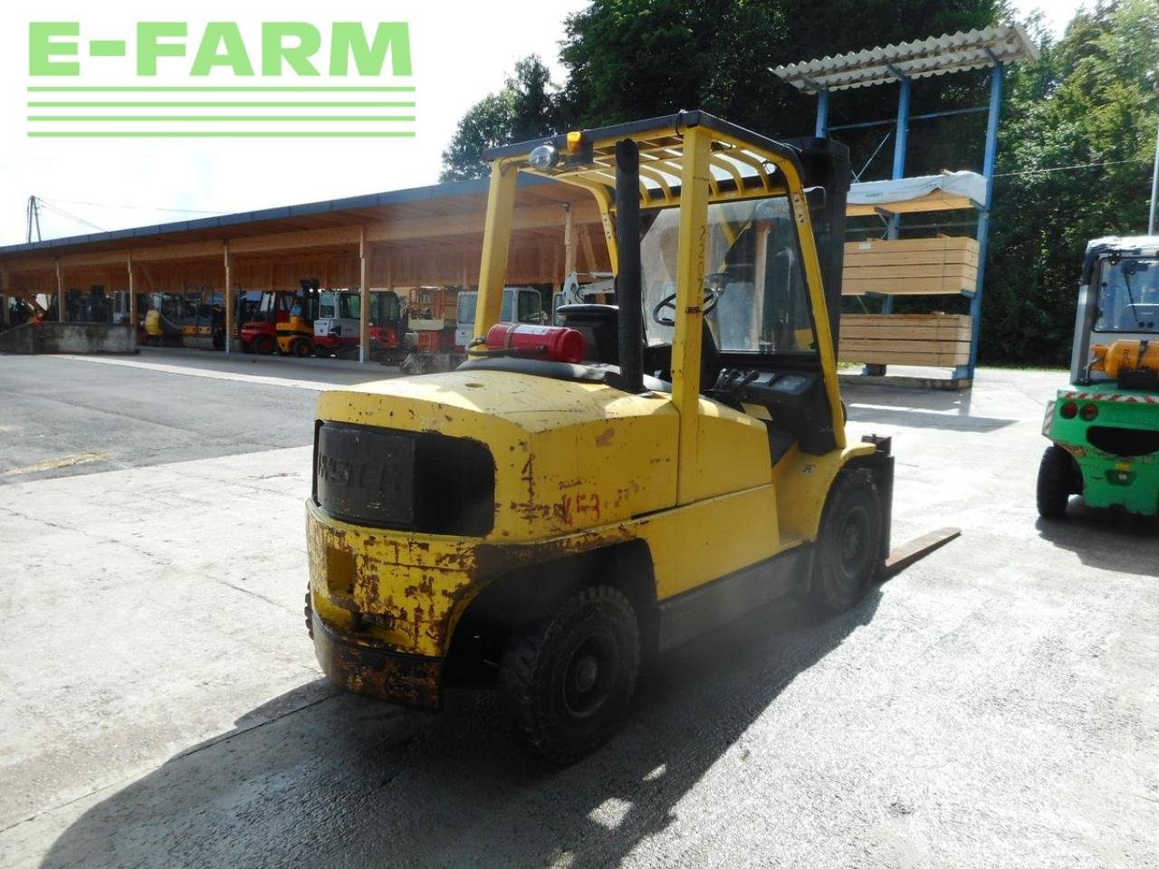 Frontstapler typu Hyster h4.50xm triplex 5m + ss, Gebrauchtmaschine v ST. NIKOLAI/DR. (Obrázek 3)