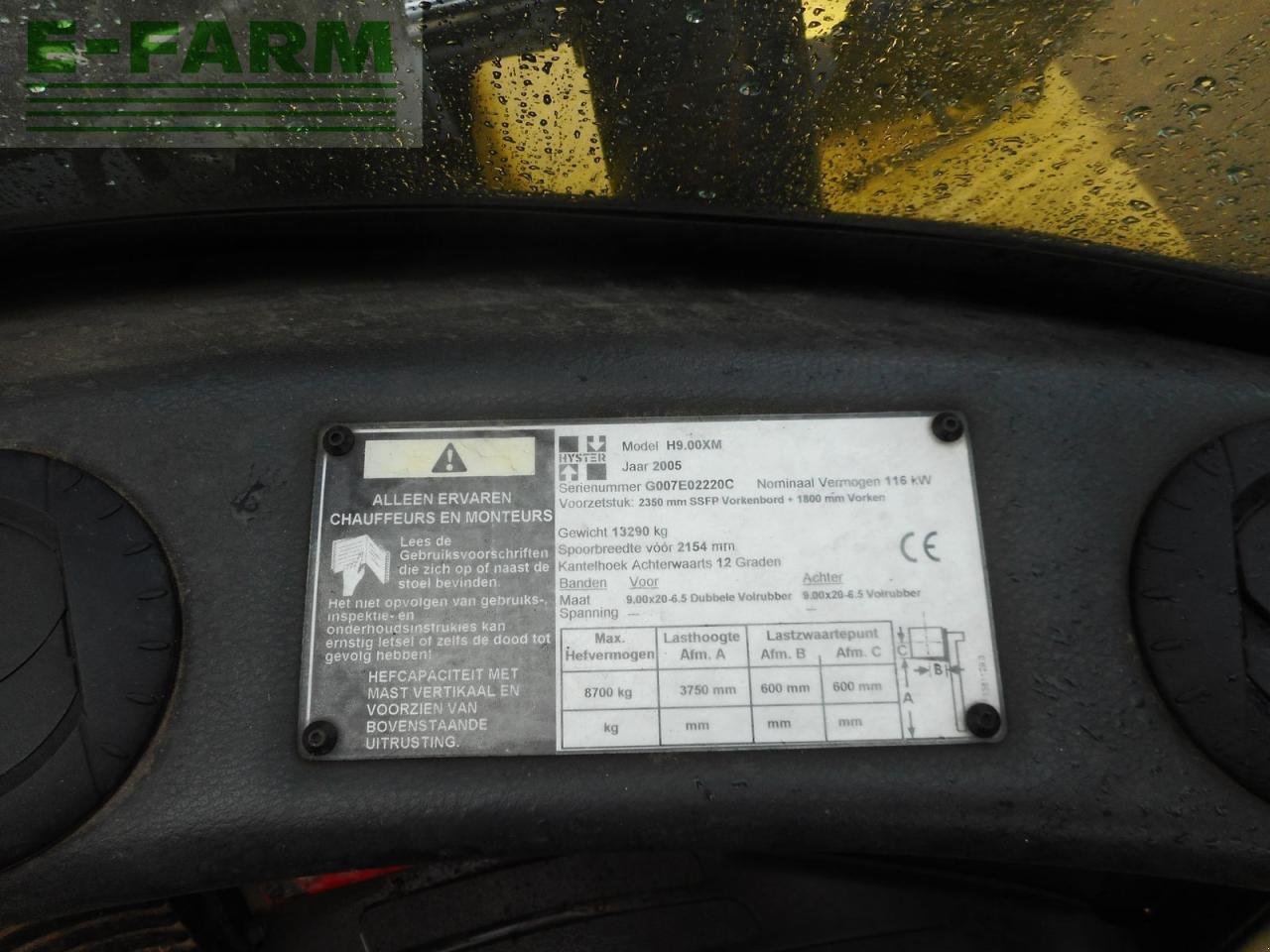 Frontstapler of the type Hyster h9.00xm ( vollausstattung ) 9 tonnen hubkraft, Gebrauchtmaschine in ST. NIKOLAI/DR. (Picture 9)