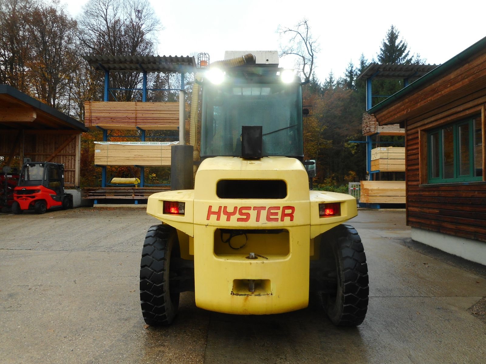 Frontstapler of the type Hyster H9.00XM ( Vollausstattung ) 9 Tonnen Hubkraft, Gebrauchtmaschine in St. Nikolai ob Draßling (Picture 3)