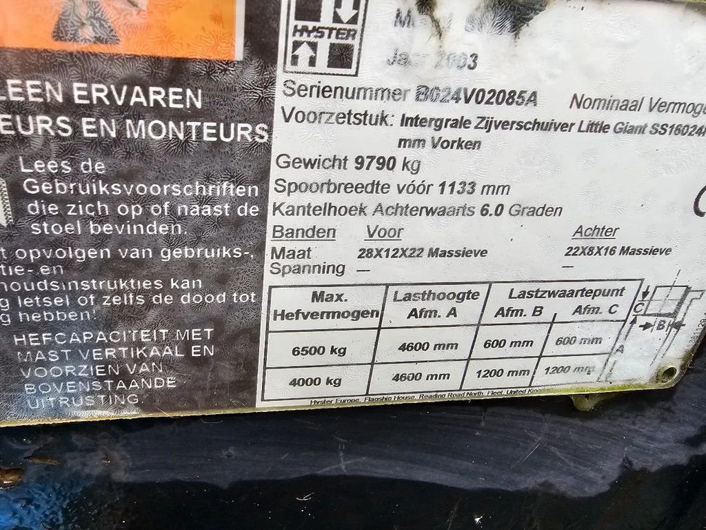 Frontstapler typu Hyster S.7.00xl heftruck 7 tons 3750 uur, Gebrauchtmaschine w Scherpenzeel (Zdjęcie 5)