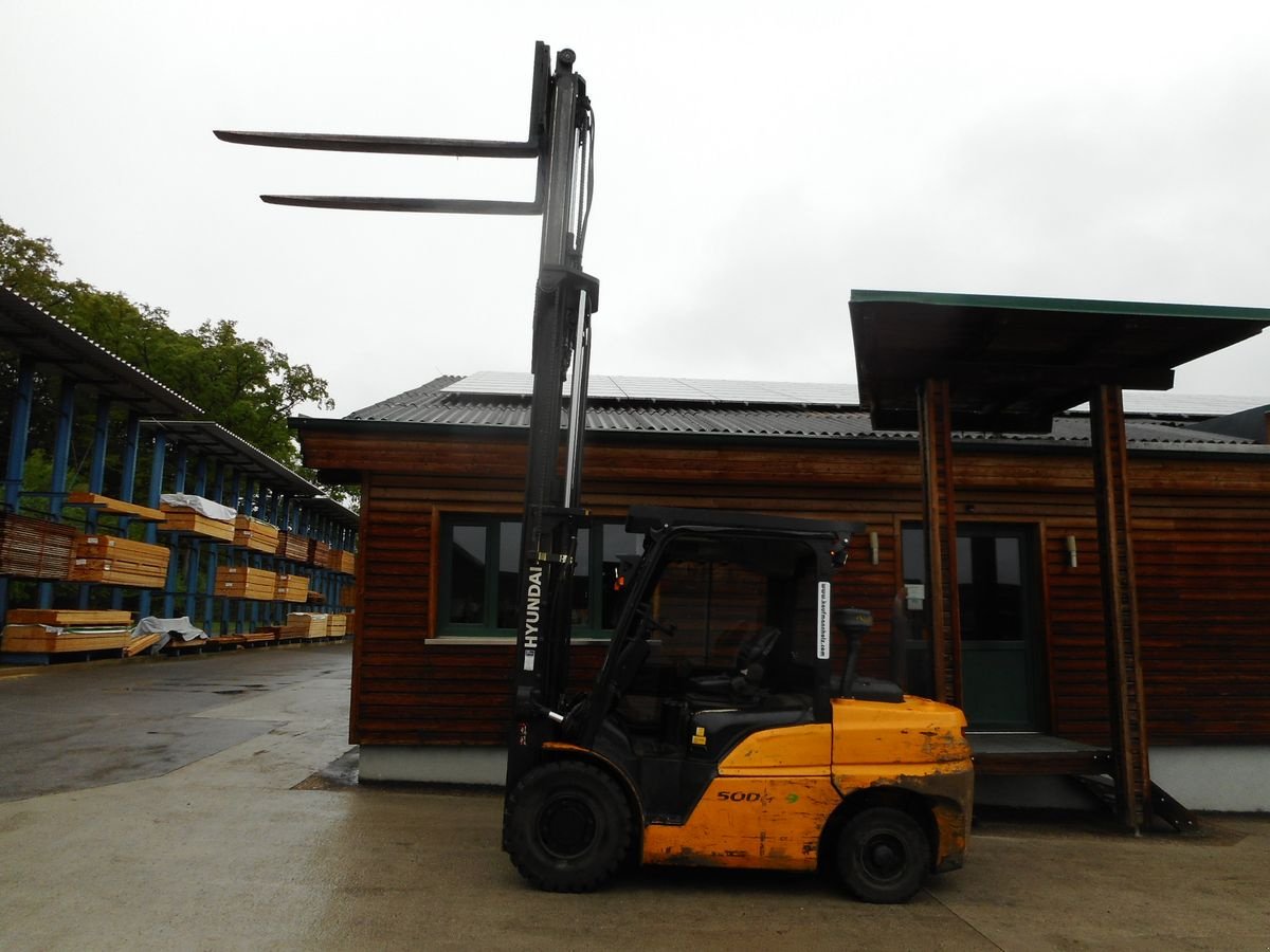 Frontstapler des Typs Hyundai 50DA-9 EURO5 ( Triplex 4,9m + 3. u. 4. Kreis ), Gebrauchtmaschine in St. Nikolai ob Draßling (Bild 18)