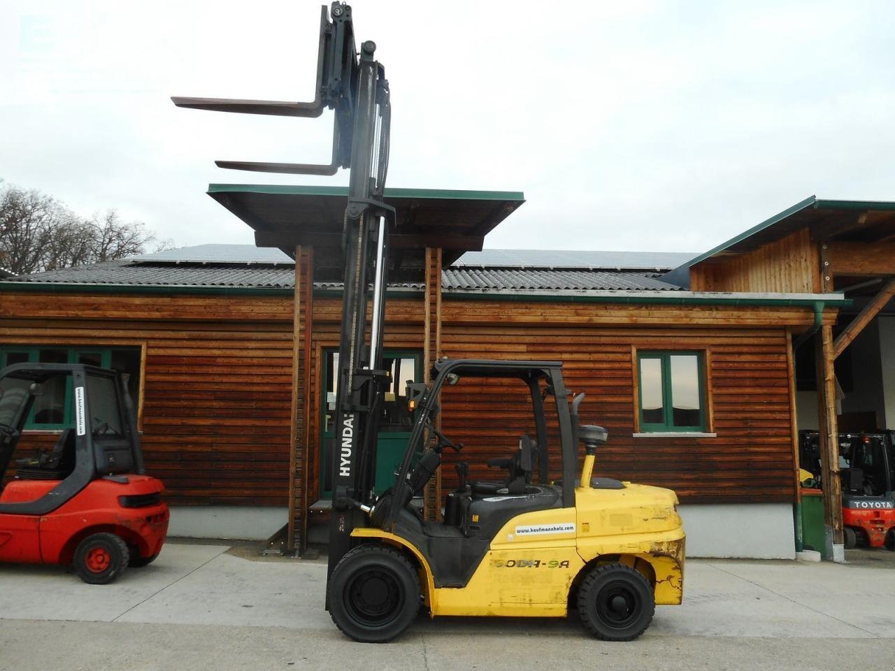 Frontstapler of the type Hyundai 50da-9a triplex 4,4m + ss + zv + zwillingsreifen, Gebrauchtmaschine in ST. NIKOLAI/DR. (Picture 18)