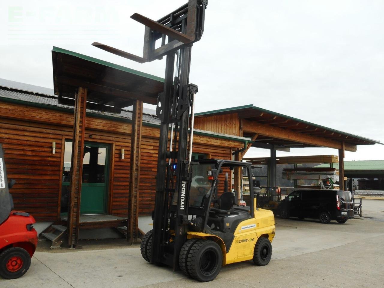 Frontstapler of the type Hyundai 50da-9a triplex 4,4m + ss + zv + zwillingsreifen, Gebrauchtmaschine in ST. NIKOLAI/DR. (Picture 19)