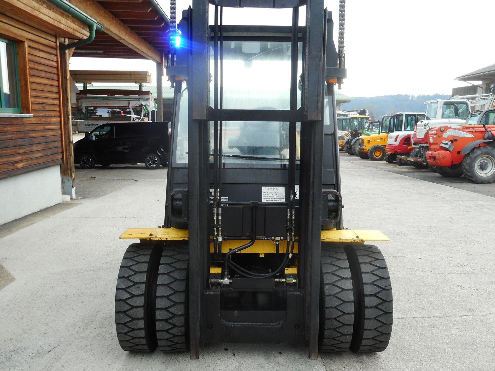 Frontstapler of the type Hyundai 50DA-9A Triplex 4,4m + SS + ZV + Zwillingsreifen, Gebrauchtmaschine in St. Nikolai ob Draßling (Picture 20)