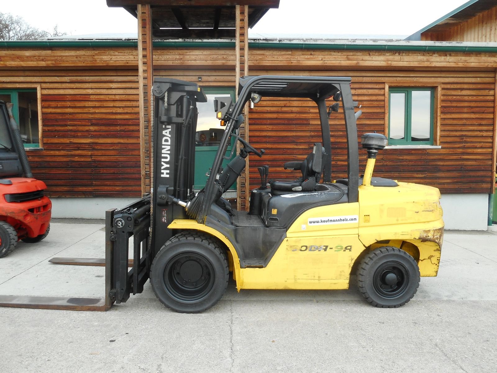 Frontstapler of the type Hyundai 50DA-9A Triplex 4,4m + SS + ZV + Zwillingsreifen, Gebrauchtmaschine in St. Nikolai ob Draßling (Picture 1)