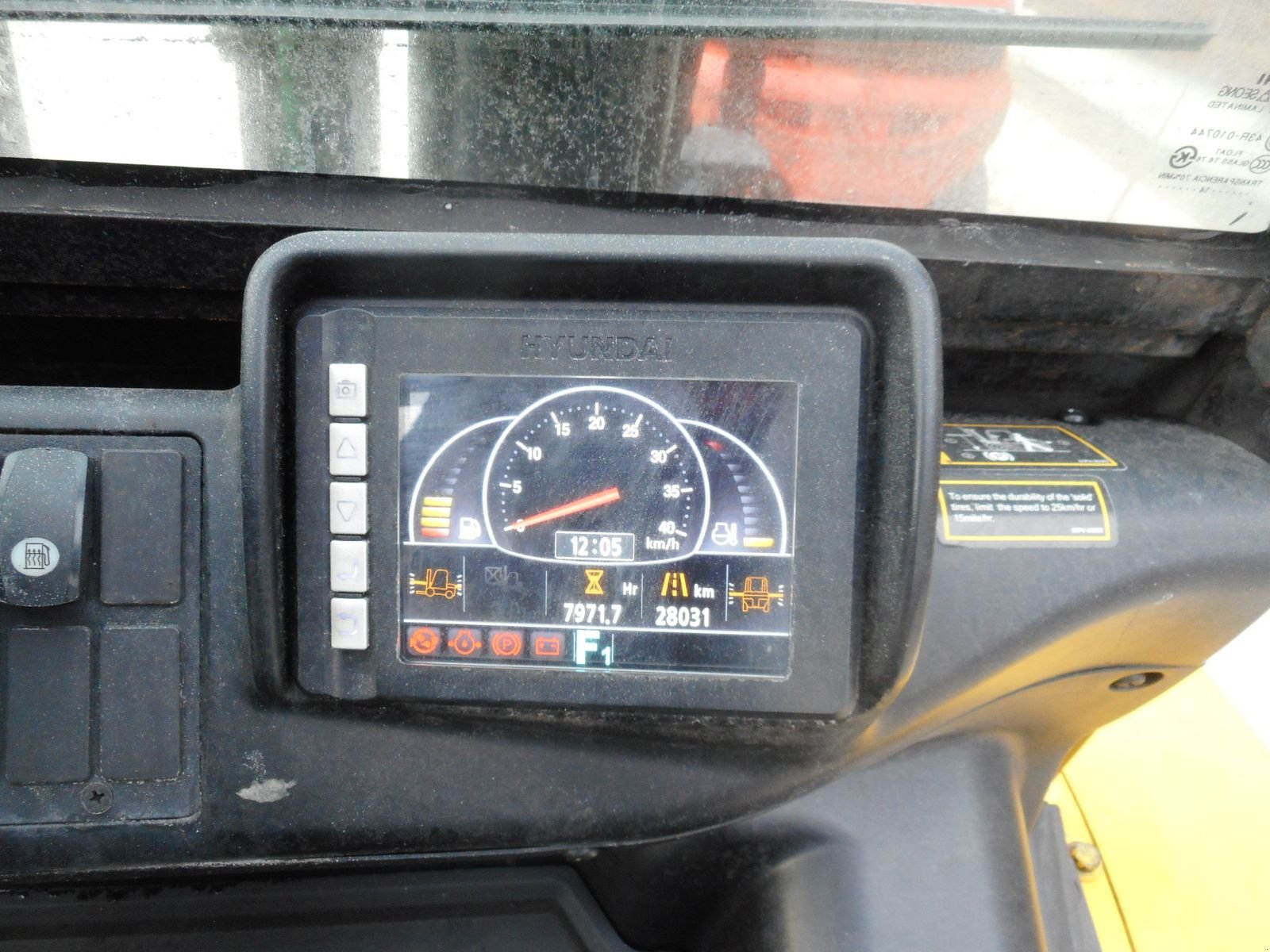 Frontstapler of the type Hyundai 50DA-9A Triplex 4,4m + SS + ZV + Zwillingsreifen, Gebrauchtmaschine in St. Nikolai ob Draßling (Picture 10)