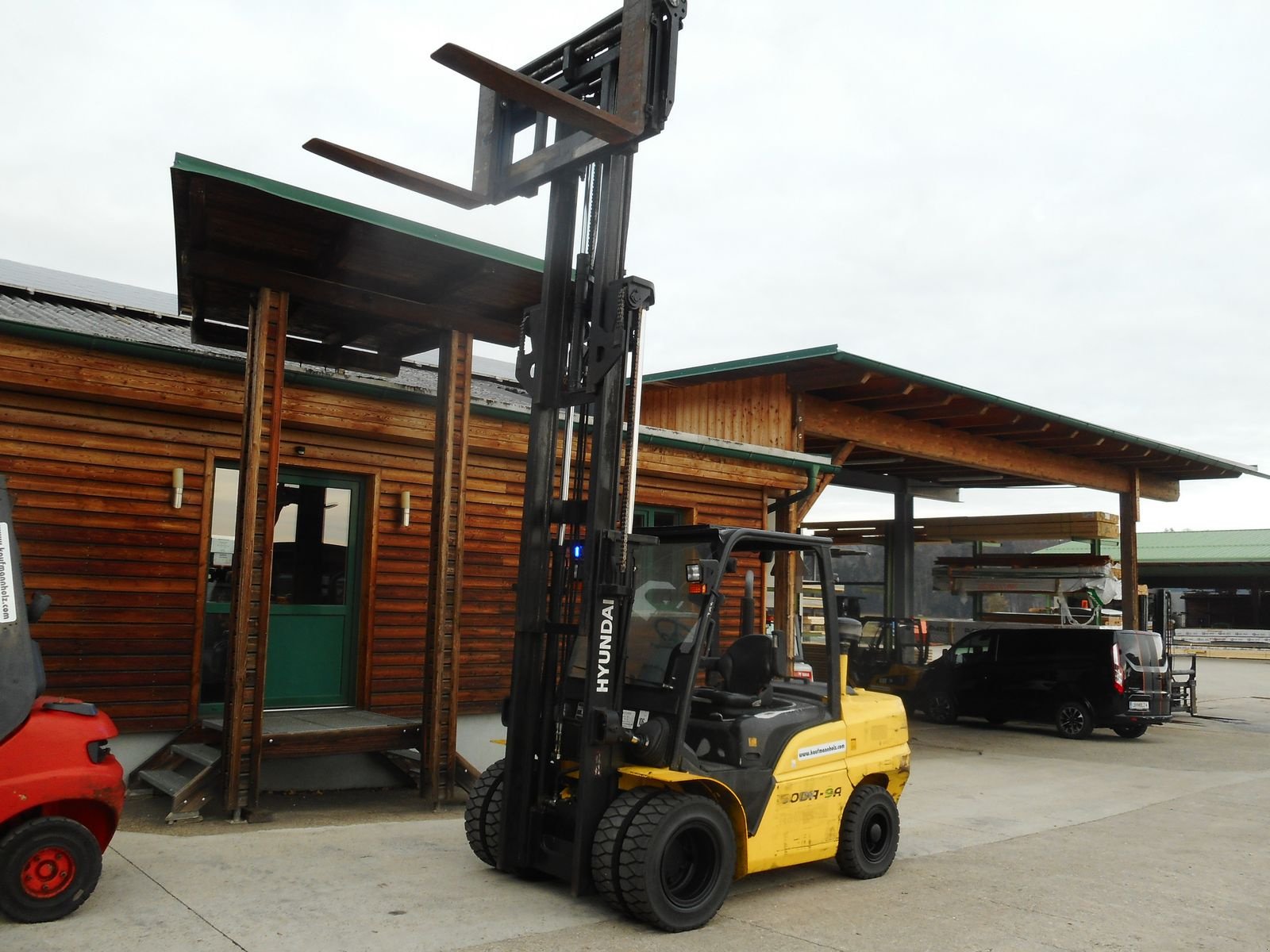 Frontstapler of the type Hyundai 50DA-9A Triplex 4,4m + SS + ZV + Zwillingsreifen, Gebrauchtmaschine in St. Nikolai ob Draßling (Picture 19)