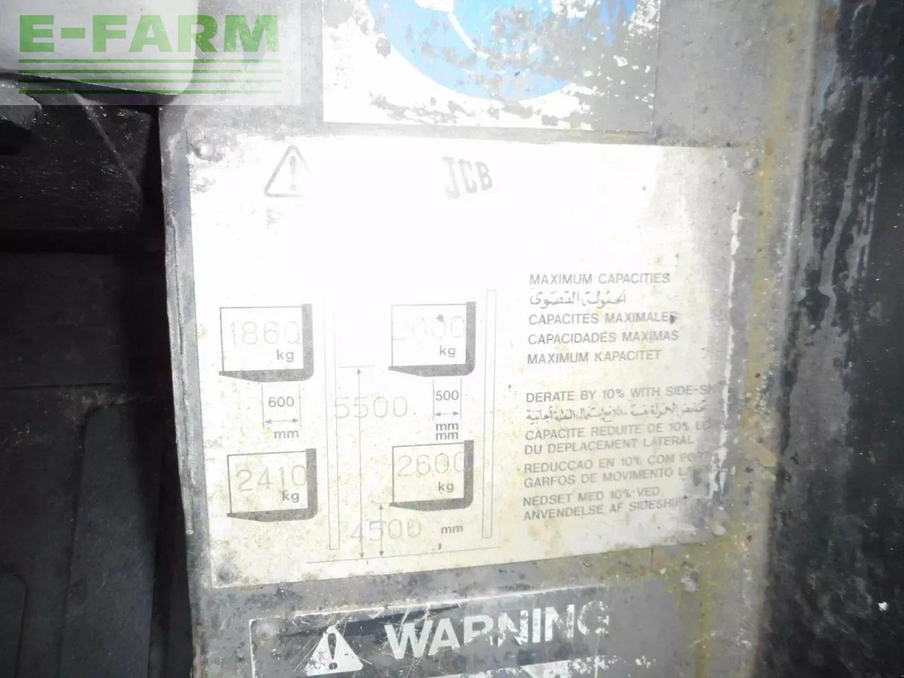 Frontstapler typu JCB 926-4 ( allrad ) triplex 5,5m, Gebrauchtmaschine v ST. NIKOLAI/DR. (Obrázek 9)