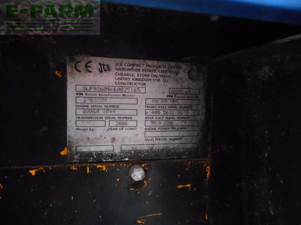 Frontstapler typu JCB 926-4 ( allrad ) triplex 5,5m, Gebrauchtmaschine v ST. NIKOLAI/DR. (Obrázek 11)