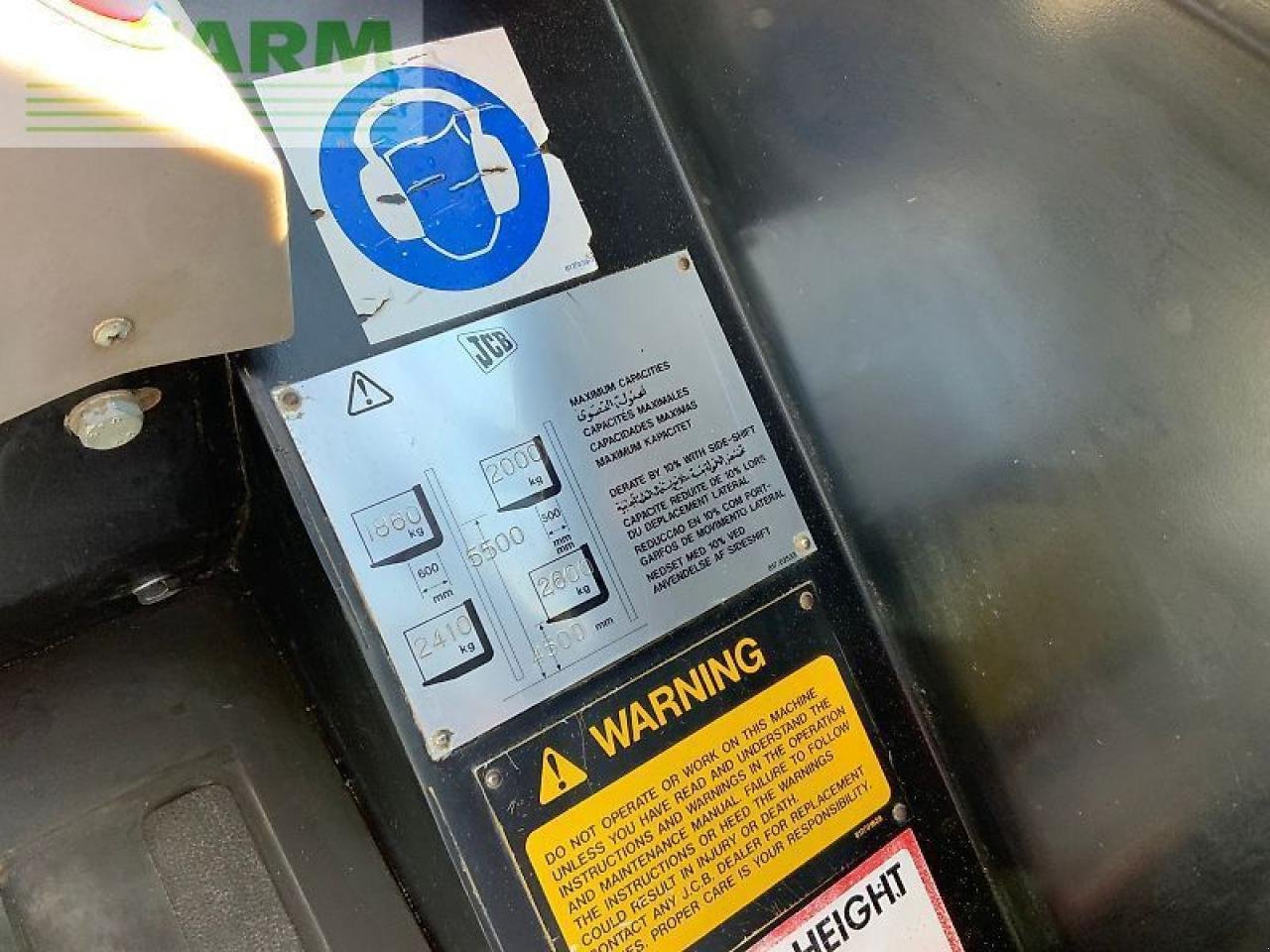 Frontstapler of the type JCB 926 rough terrain fork lift (st24421), Gebrauchtmaschine in SHAFTESBURY (Picture 20)