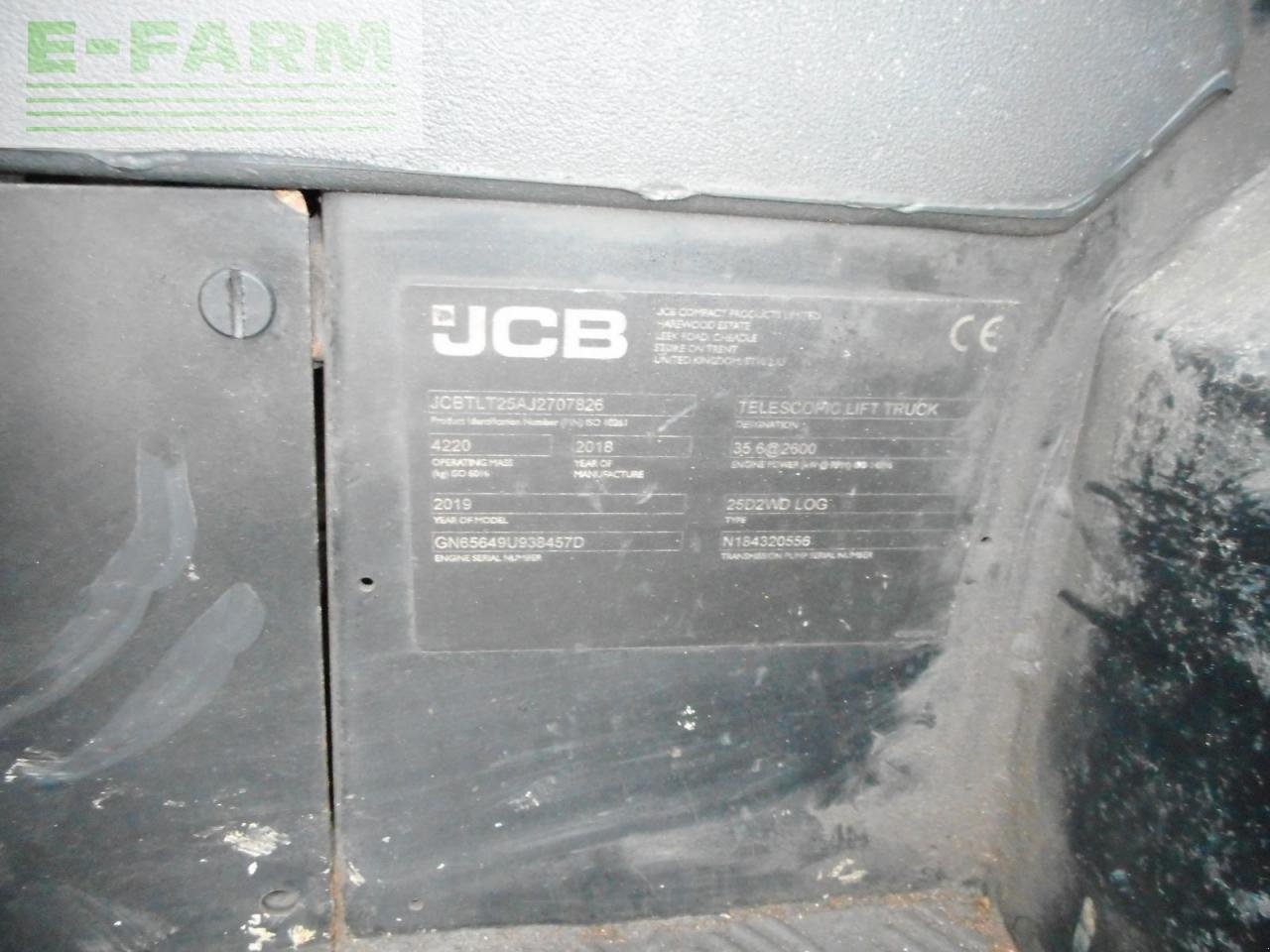 Frontstapler of the type JCB tlt 25 teletruck ( 4 meter - 2,5 tonnen ) telesk, Gebrauchtmaschine in ST. NIKOLAI/DR. (Picture 9)