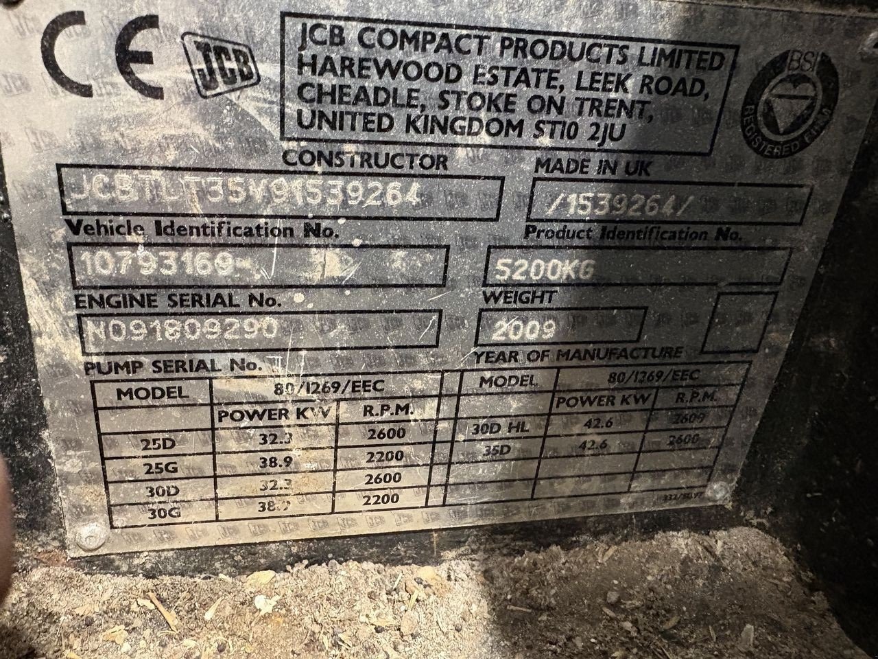 Frontstapler typu JCB TLT35, Gebrauchtmaschine w Skive (Zdjęcie 6)