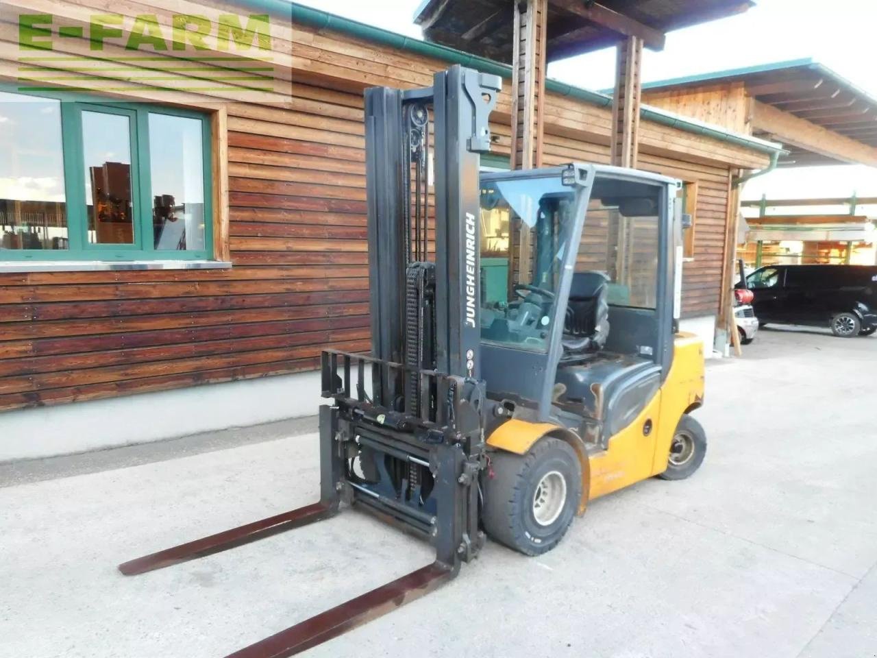 Frontstapler del tipo Jungheinrich dfg435s triplexfreihubmast 5,5m + ss + zv + halb, Gebrauchtmaschine In ST. NIKOLAI/DR. (Immagine 2)