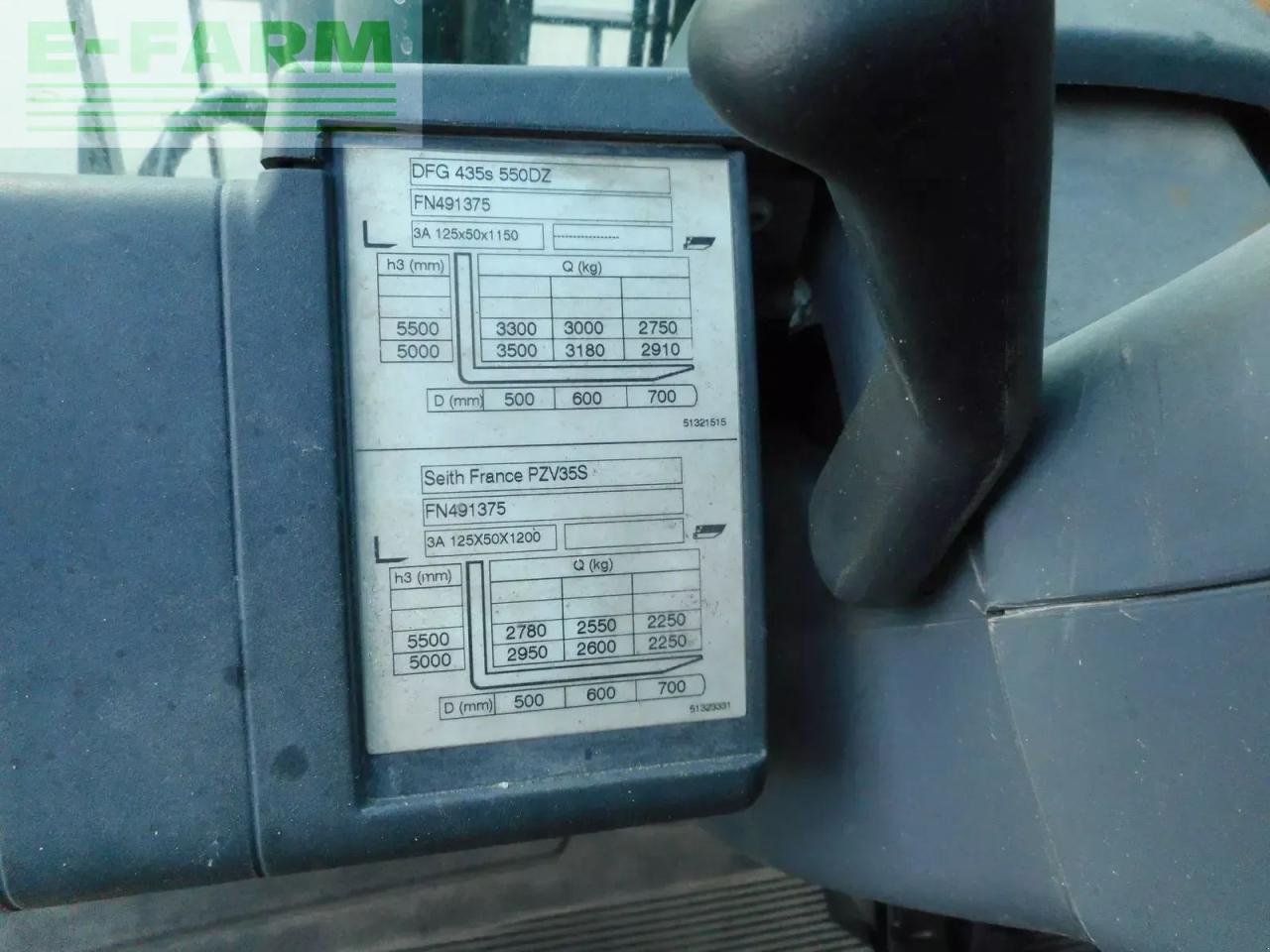 Frontstapler del tipo Jungheinrich dfg435s triplexfreihubmast 5,5m + ss + zv + halb, Gebrauchtmaschine In ST. NIKOLAI/DR. (Immagine 10)
