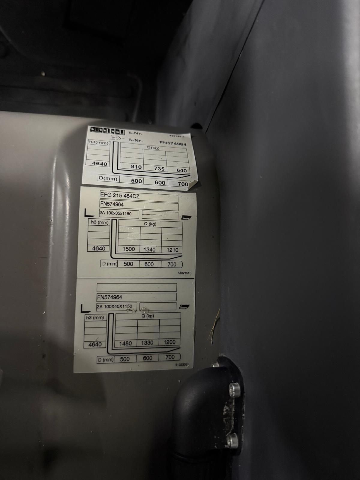 Frontstapler типа Jungheinrich EFG 215 BJ, Gebrauchtmaschine в Vianen (Фотография 7)