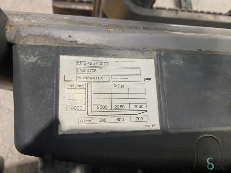 Frontstapler of the type Jungheinrich EFG 425k, Gebrauchtmaschine in Wijchen (Picture 7)