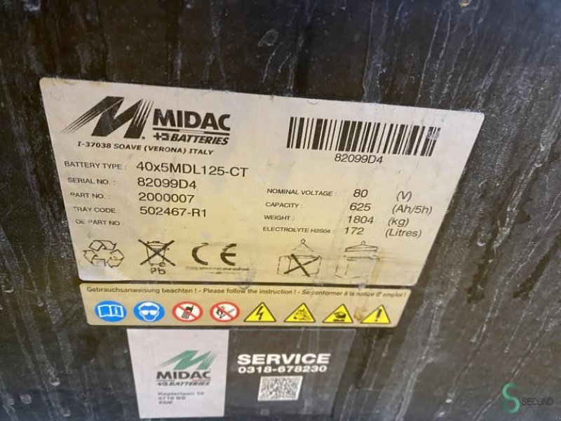 Frontstapler Türe ait Jungheinrich EFG 430, Gebrauchtmaschine içinde Wijchen (resim 4)