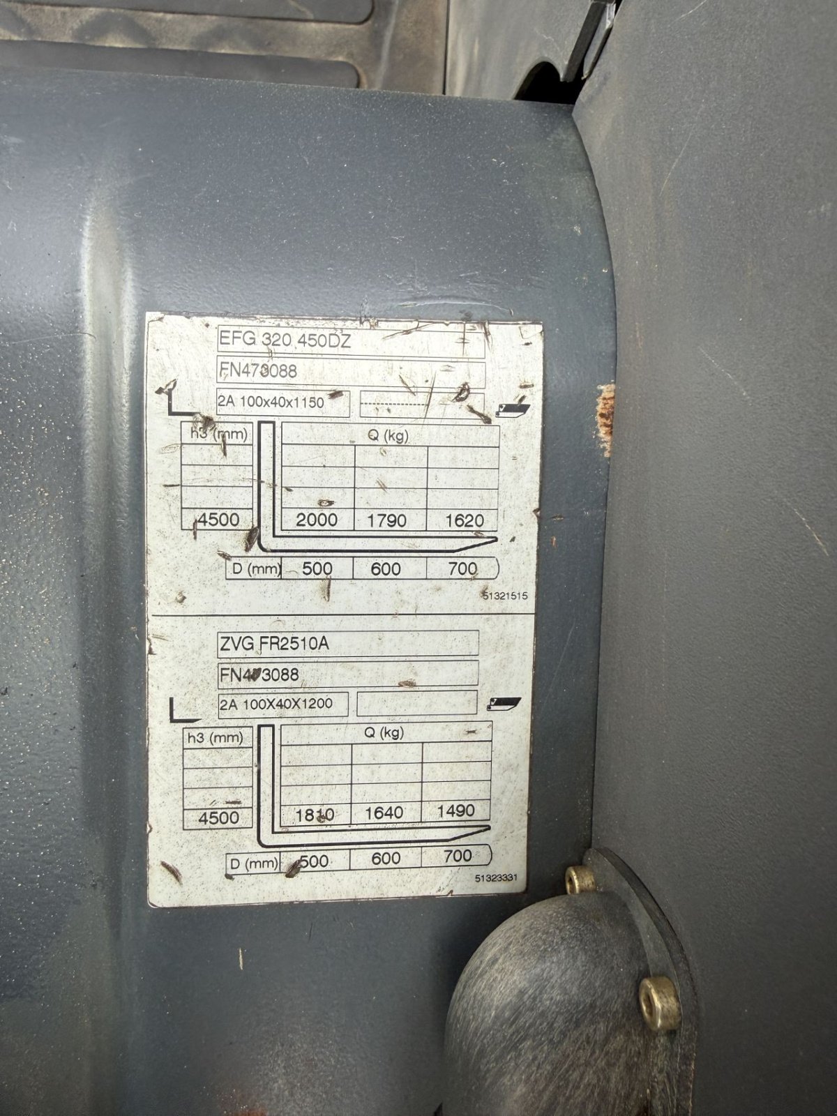 Frontstapler des Typs Jungheinrich efg320, Gebrauchtmaschine in Heythuysen (Bild 4)