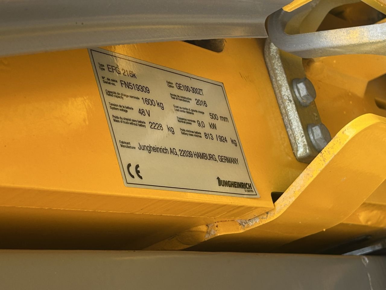 Frontstapler of the type Jungheinrich rgg216k, Gebrauchtmaschine in Heythuysen (Picture 5)