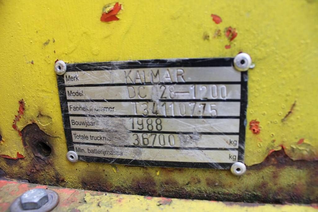 Frontstapler za tip Kalmar DC 28-1200, Gebrauchtmaschine u Rucphen (Slika 7)