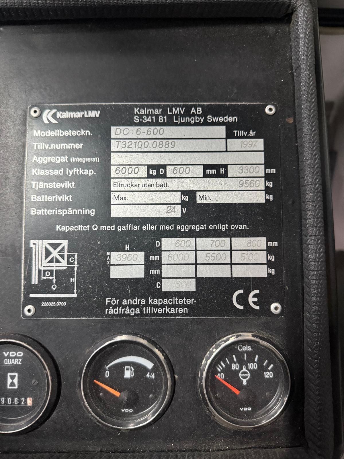 Frontstapler del tipo Kalmar DC6-600, Gebrauchtmaschine In Vianen (Immagine 7)