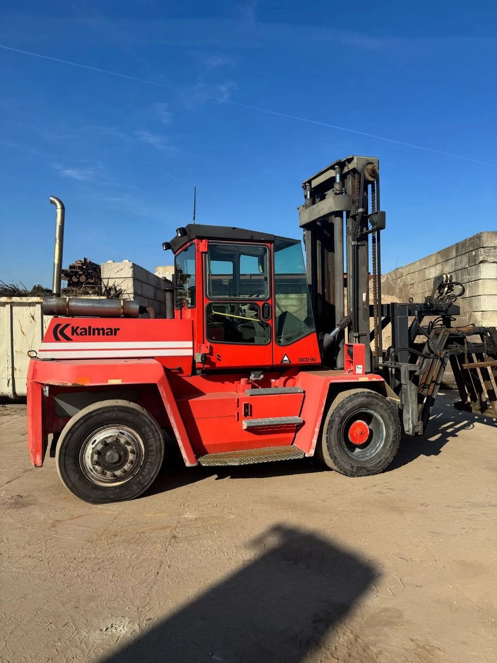 Frontstapler des Typs Kalmar Dcd 90-6xl heftruck + stenenklem + aanbouwdelen, Gebrauchtmaschine in Scherpenzeel (Bild 7)