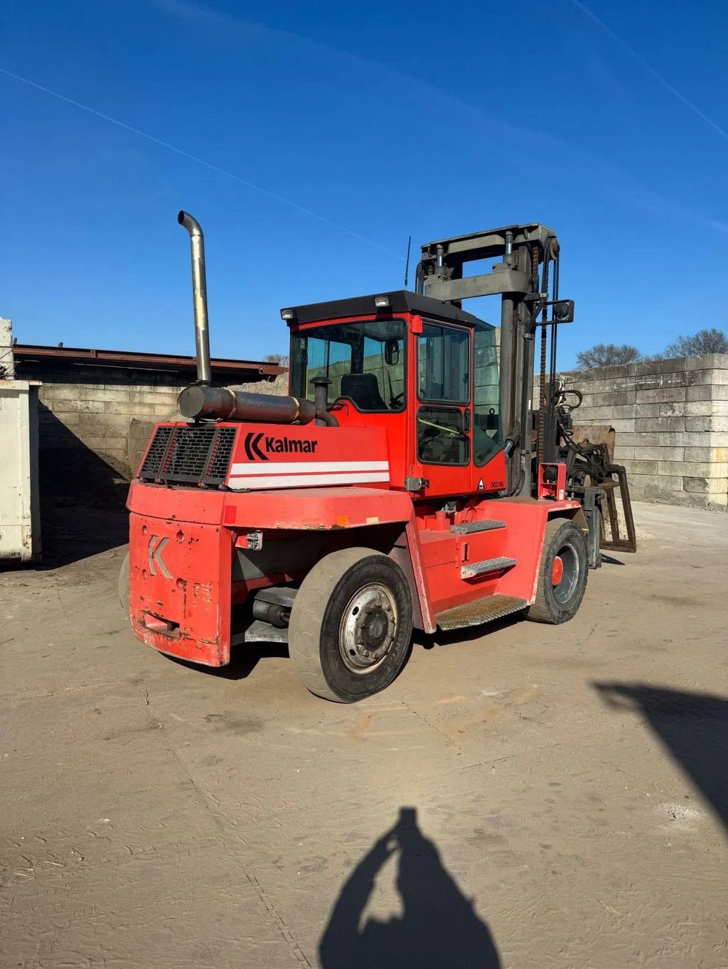 Frontstapler des Typs Kalmar Dcd 90-6xl heftruck + stenenklem + aanbouwdelen, Gebrauchtmaschine in Scherpenzeel (Bild 5)