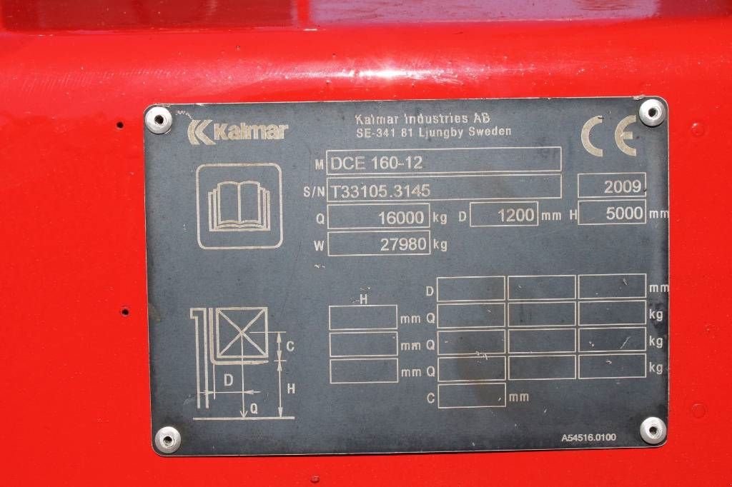 Frontstapler of the type Kalmar DCE 160-12 FREE LIFT, Gebrauchtmaschine in Rucphen (Picture 5)