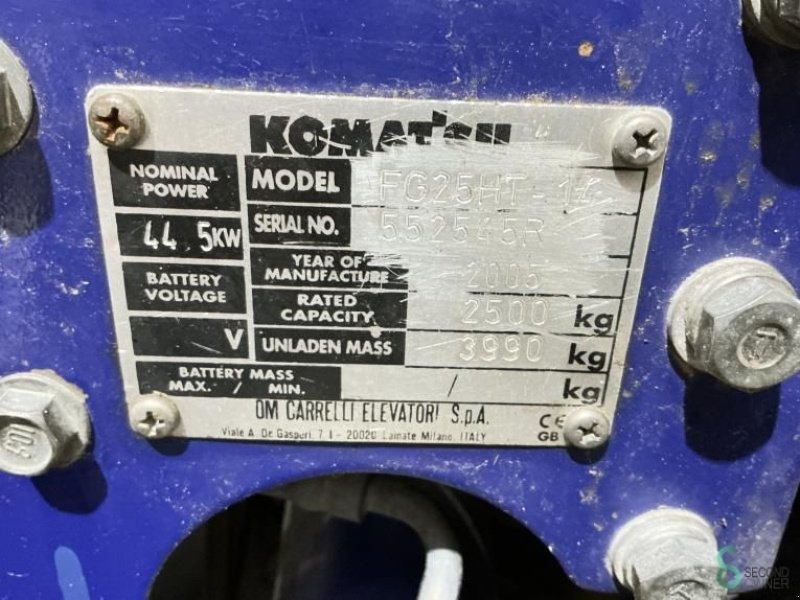 Frontstapler tip Komatsu FG 25 HT-14, Gebrauchtmaschine in Wijchen (Poză 11)