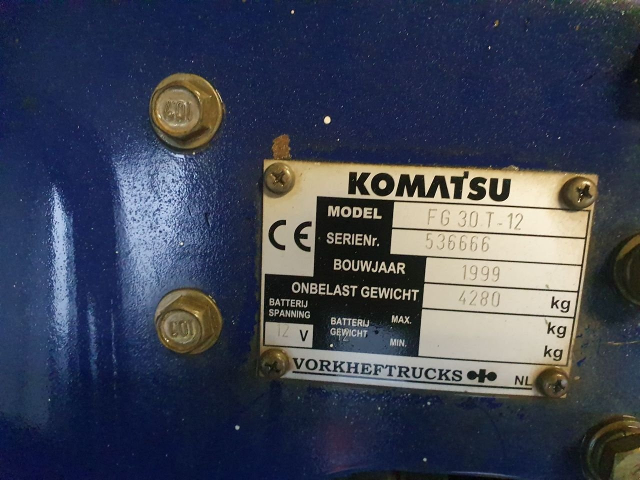 Frontstapler a típus Komatsu FG30T, Gebrauchtmaschine ekkor: Schuinesloot (Kép 9)