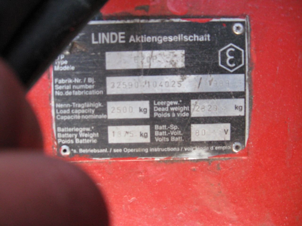 Frontstapler za tip Linde -, Gebrauchtmaschine u Oldenzaal (Slika 6)