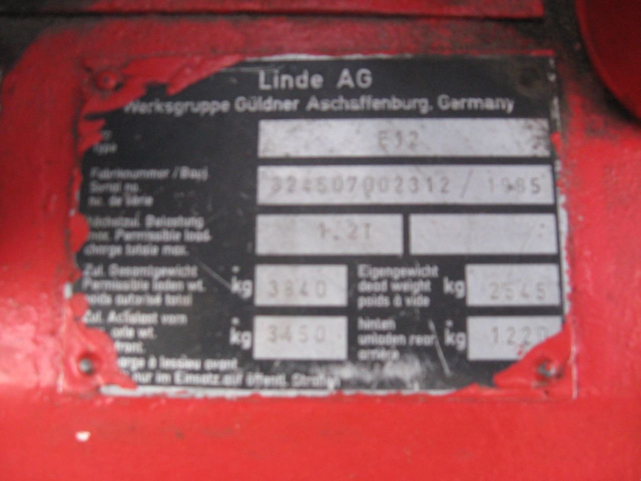 Frontstapler типа Linde -, Gebrauchtmaschine в Oldenzaal (Фотография 5)