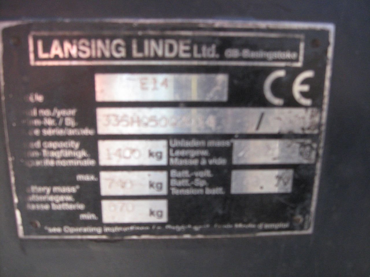 Frontstapler типа Linde -, Gebrauchtmaschine в Oldenzaal (Фотография 5)