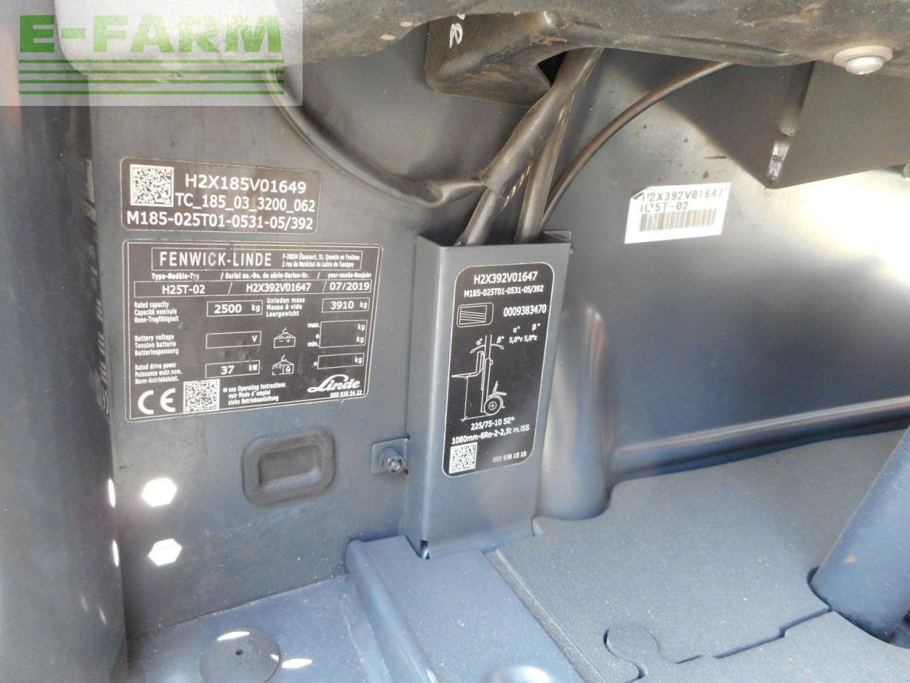 Frontstapler del tipo Linde 2 stk linde h25t-02 triplex 5,31m, Gebrauchtmaschine In ST. NIKOLAI/DR. (Immagine 5)