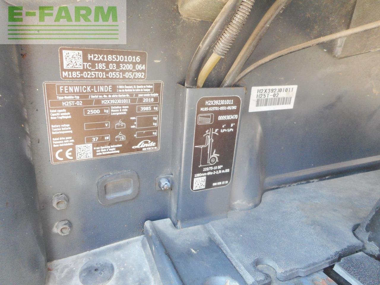 Frontstapler del tipo Linde 2 stk linde h25t-02 triplex 5,31m, Gebrauchtmaschine In ST. NIKOLAI/DR. (Immagine 14)