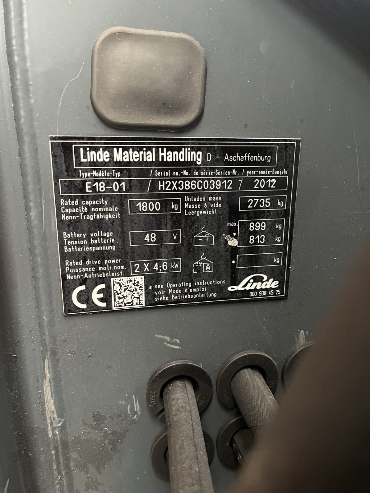 Frontstapler del tipo Linde E 18-01, Gebrauchtmaschine In Etten Leur (Immagine 6)