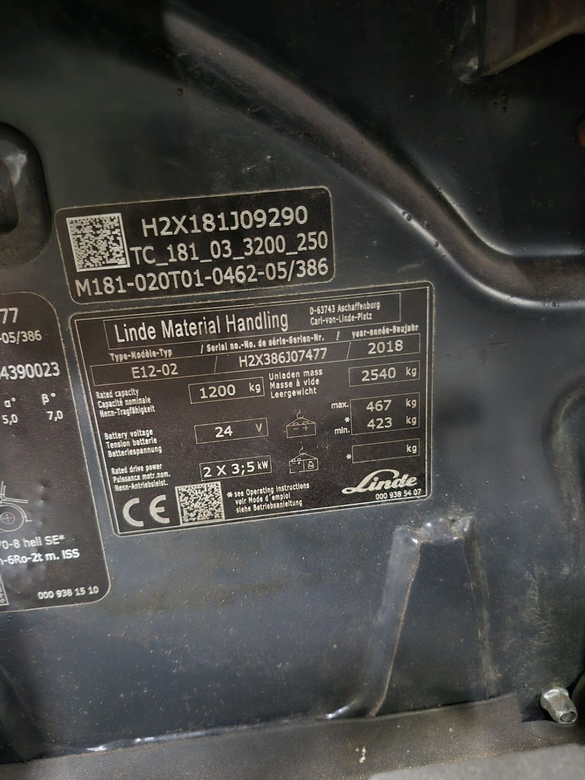 Frontstapler van het type Linde E12-02, Gebrauchtmaschine in Biddinghuizen (Foto 11)