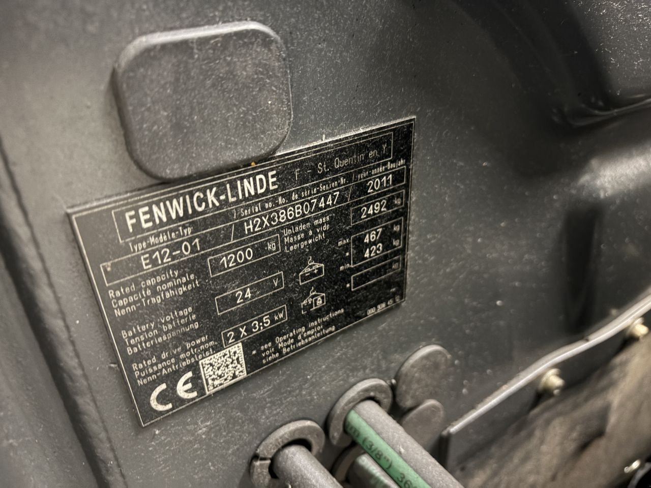 Frontstapler от тип Linde E12-386, Gebrauchtmaschine в Leeuwarden (Снимка 5)