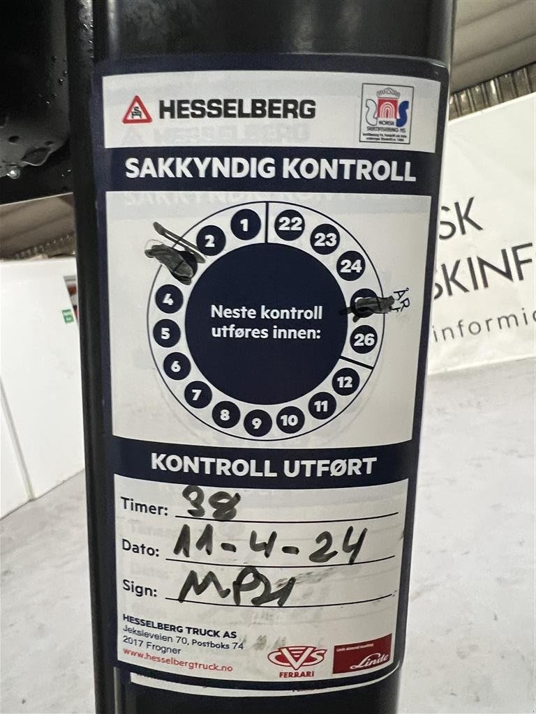 Frontstapler typu Linde E12 Evo # KUN 46 timer, Gebrauchtmaschine v Ølen (Obrázek 20)