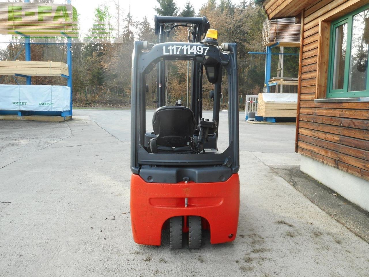 Frontstapler от тип Linde e14-00 triplex 5,5m + ss ( batt. 2021 ), Gebrauchtmaschine в ST. NIKOLAI/DR. (Снимка 3)