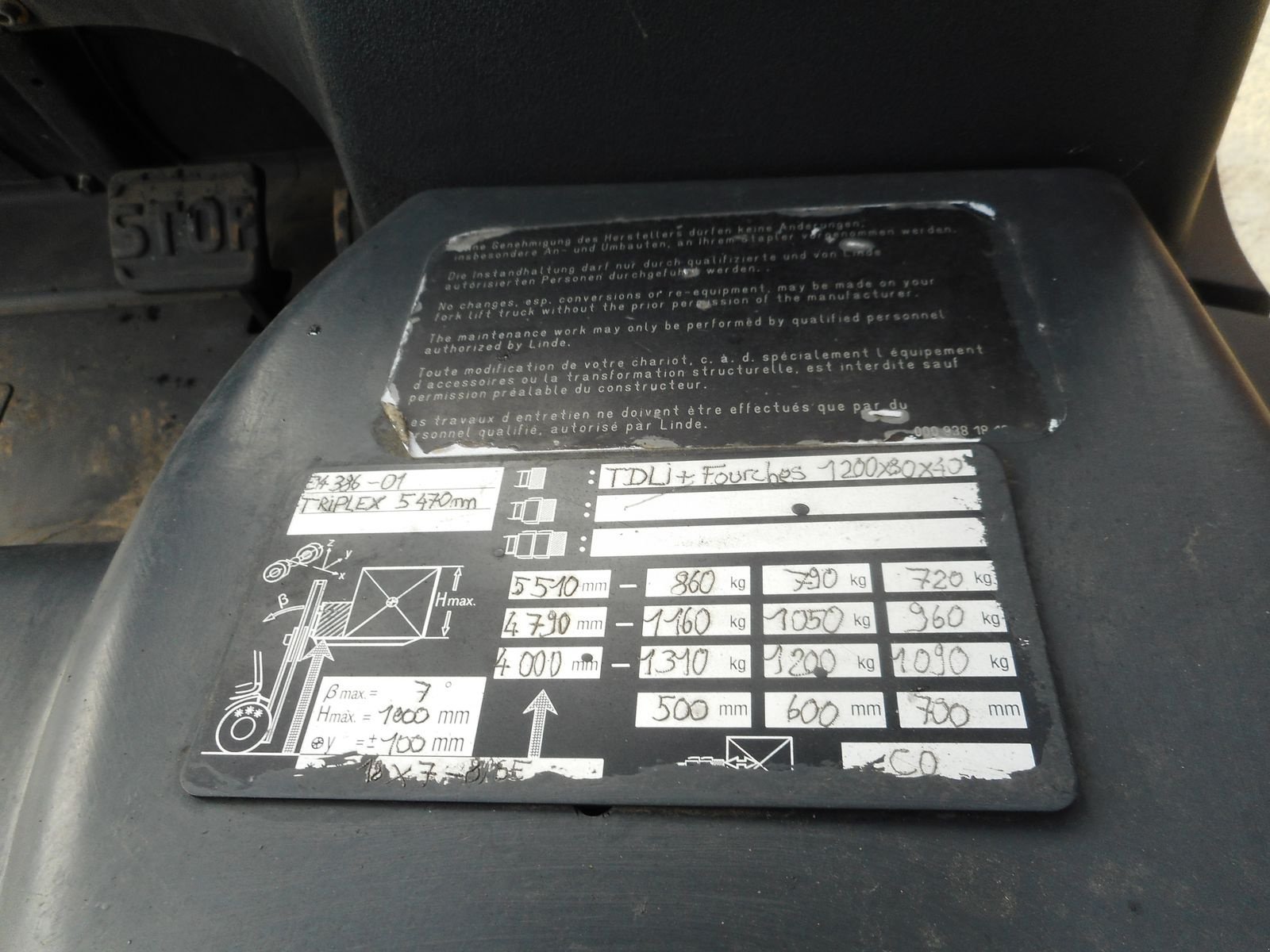 Frontstapler типа Linde E14-00 Triplex 5,5m + SS ( BATT. 2021 ), Gebrauchtmaschine в St. Nikolai ob Draßling (Фотография 15)