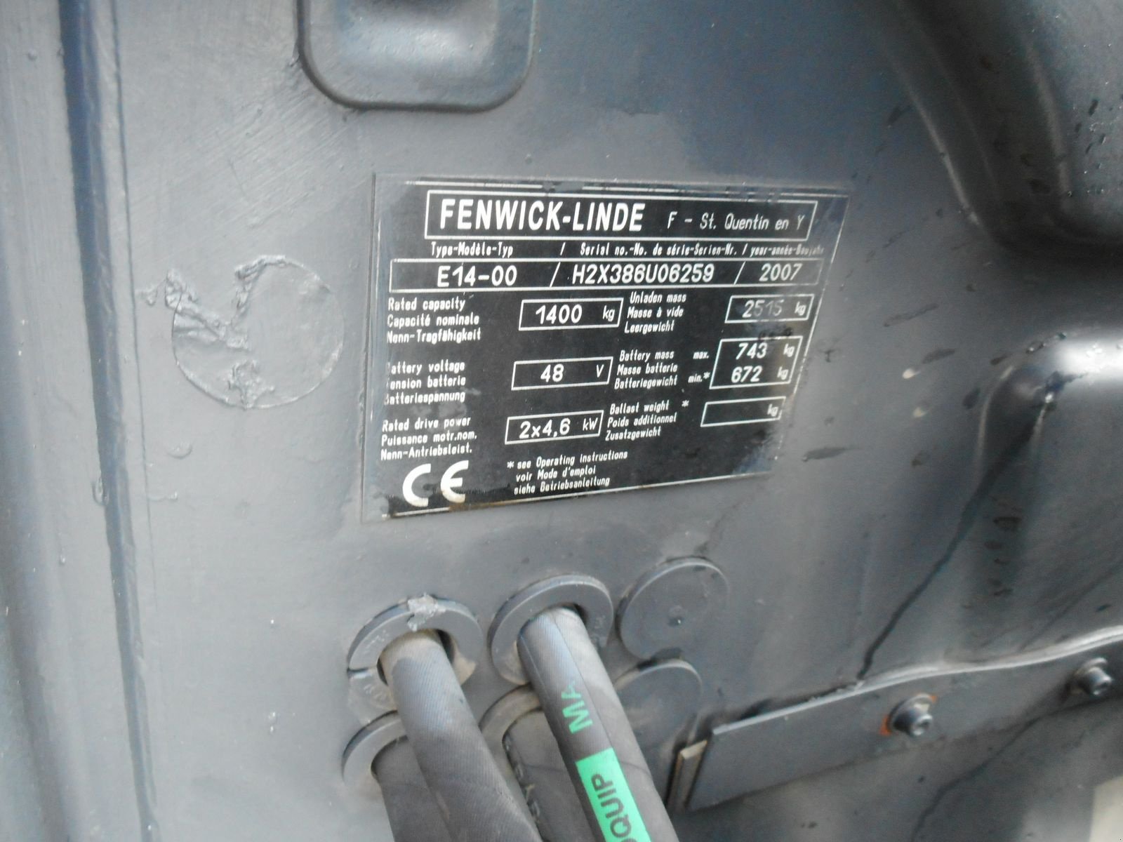 Frontstapler типа Linde E14-00 Triplex 5,5m + SS ( BATT. 2021 ), Gebrauchtmaschine в St. Nikolai ob Draßling (Фотография 5)